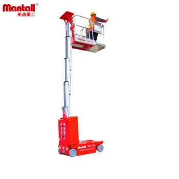 8m de Forquilla Mast Manlift